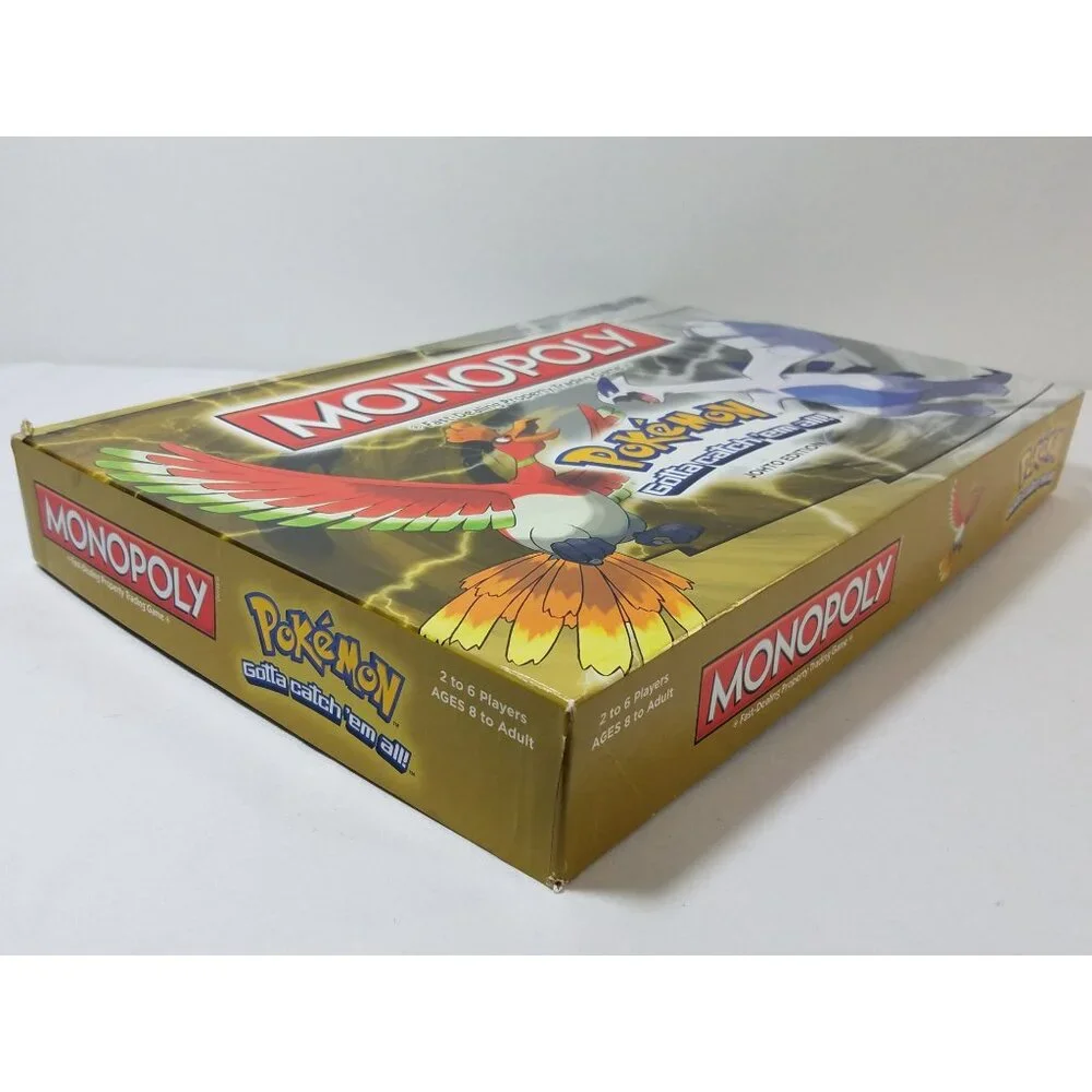 Monopoly Pokemon Johto Edition Board Game Complete 2016 Hasbro